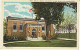 Wenatchee WA Public Library And Court House On Vintage Postcard - Andere & Zonder Classificatie