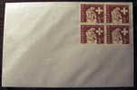 Suisse 1958, B272, Pro Patria, Croix Rouge-Enveloppe-Bloc, O - Cartas & Documentos