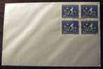 Suisse 1958, B276, Pro Patria, Minéraux-Enveloppe-Bloc, O - Briefe U. Dokumente