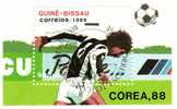 Fußball - Turnier Sommer - Olympiade In Seoul 1988 Guinea Bissau 942 + Block 271 O 5€ - Verano 1988: Seúl