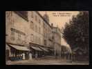 69 GIVORS, Place De L'Hôtel De Ville, Café Huot, Commerces, Animée, Ed BF Paris 12 Bis, Voyagé En 1927 - Givors