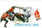 „ Eishockey “ Winter - Olympiade 1992 In Albertville Guinea Bissau 1095 + Block 282 O 5€ - Eishockey