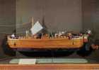 CPSM. MUSEE BATELLERIE. CONFLANS STE HONORINE. LA PENICHE. MAQUETTE BATEAU DU CANAL NORD FRANCE. ... - Conflans Saint Honorine