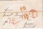 Ndp110/ NORDDEUTSCHER-POSTBEZIRK -  CASSEL F 2 Nach Reims, Frankreich 1869 - Briefe U. Dokumente