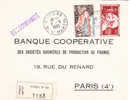 Recommandée De Paris 88 Avec Dallay 1002 Ajaccio Et 1053 Les Fréres Lumiere Ou Yvert 981 Et 1033 - 1921-1960: Période Moderne