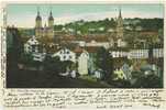 Schweiz/Suisse: Farb-AK St.Gallen, Panorama - 1900, 2 Scans, - St. Gallen