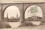 Sablé  -  L' Eglise Et Le Chateau Vus Du Viaduc - Sable Sur Sarthe