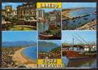 ESPAGNE Laredo Multivue, Port, Plage, Fontaine, Ed Dominguez 18, CPSM 10x15, 197? - Cantabria (Santander)