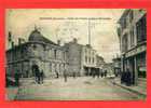 LESPARRE 1928 HOTEL DES POSTES ET PLACE MARCADIEU CAFE DU SPORT CARTE EN BON ETAT - Lesparre Medoc