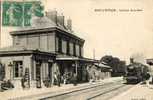 14 - CALVADOS - PONT LEVEQUE - INTERIEUR De La GARE - TRAIN - LOCOMOTIVE à VAPEUR - Pont-l'Evèque