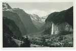 Schweiz/Suisse: AK Lauterbrunnen, Staubbach, 1932, 2 Scans - Lauterbrunnen