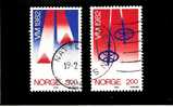 Norway - Scott # 798-799 World Skiing Championship Oslo - Used Stamps