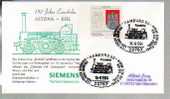 Jolie FDC 1er Jour 150 Jahre Eisenbahn Altona Kiel Siemens 18-09-1994 - Train Locomotive Chemin De Fer Rail - Tramways