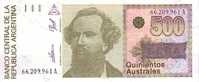 ARGENTINE   500 Australes  Non Daté (1988-1990)  Pick 328b    ***** BILLET  NEUF ***** - Argentina