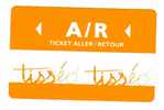 TICKET TRANSPORT - BUS - METRO - ALLER ET RETOUR - TISSEO - TOULOUSE - Europe