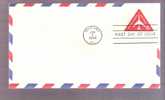 FDC Air Mail United States - Jet Airliner Scott # UC37 - 1961-80