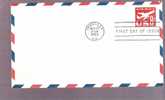 FDC Air Mail United States - Jet Airliner - Scott # UC36 - 1961-1970
