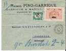 Faf086/ Mischfrankatur Somalia/Obock 1908 Nach Hamburg - Storia Postale