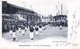 Cpa Grandvilliers (60) Une Fête De Gymnastique , Belle Animation , 1909 . Imp Sinet - Grandvilliers