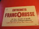 BUVARD : ENTREMETS FRANCORUSSE-TAILLE: 21X13.5CM - Food