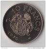 ** 10 FRANCS MONACO 1976 FDC **E91** - 1960-2001 Nieuwe Frank