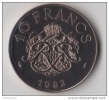 ** 10 FRANCS MONACO 1982 FDC **E93** - 1960-2001 Nouveaux Francs