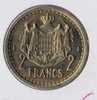 ** 2 FRANCS  MONACO 1945 BRONZE SANS DATE SUP-  **E113** - 1949-1956 Alte Francs