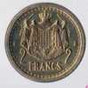 ** 2 FRANCS  MONACO 1945 BRONZE SANS DATE SUP  **E116** - 1949-1956 Oude Frank