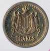 ** 2 FRANCS  MONACO 1945 BRONZE SANS DATE SUP  **E116** - 1949-1956 Anciens Francs