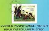 „ Schlacht Bei Lexington “ 200 Jahre Unabhängigkeit Der USA Kongo 561 + Block 10 O 5€ - Unabhängigkeit USA