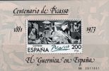 Pablo Picasso 1981 Spanien Block 23 Im Typ I ** 3€ Gemälde Des Malers El Guernica Bf Art Bloc Painting Sheet Of ESPANA - Museums