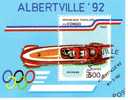 „ Zweier - Bob “ Winter - Olympiade In Albertville 1992 Kongo 1169 + Block 45 O 8€ - Hiver 1992: Albertville