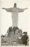 BRESIL - Carte Photo Rio De Janeiro - - Christ Rédempteur - Rio De Janeiro