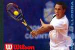 PHOTO - Pub WILSON - Mickael LLODRA (tennis) - Tennis