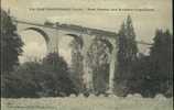 La Chataigneraie. Vendée 85. Pont Viaduc Des Rochers Coquillaud. Train Vapeur Sur Le Viaduc. - La Chataigneraie