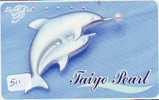 DOLPHIN DAUPHIN Dolfijn DELPHIN Tier Animal (511) Telecarte Japan - Dolfijnen