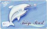 DOLPHIN DAUPHIN Dolfijn DELPHIN Tier Animal (511) Telecarte Japan - Delfines