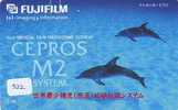 DOLPHIN DAUPHIN Dolfijn DELPHIN Tier Animal (522) Telecarte Japan * 110-172155 * - Delfines