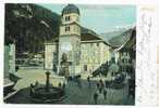 Schweiz/Suisse: Farb-AK Altdorf, Hauptplatz Und Telldenkmal (belebt/animé), 1903, 2 Scans - Altdorf