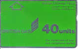 United Kingdom-cur007b-40units-britsh Gas-rough Storage Field(968b)-(green Band-notcher-tirage17.500-(125h)-used Card - [ 2] Oil Drilling Rig