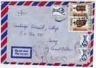 Egypte: Belle Lettre Avec Timbres Poste Aérienne Et Valeur Courante - Storia Postale