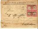 Brs198/ Herdecke (Pr. Kasten) 4-er Block 1 Gr. Grosses Schild 1873 Nach Amsterdam - Covers & Documents