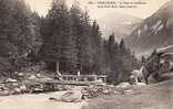 Carte 1920 PRALOGNAN - Le Pont De Chollière Et Le Petit Mont Blanc - Pralognan-la-Vanoise