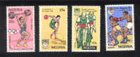 Jeux Olympiques1984  Nigeria  **  Never Hinged  Cyclisme, Athlétisme,boxe, Haltérophilie - Verano 1984: Los Angeles