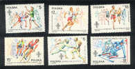 Jeux Olympiques1984    Pologne  **  Never Hinged Cyclisme, Athlétisme, Handaball, Escrime - Estate 1984: Los Angeles