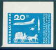 1K9 Bulgarije 1964 First National Philatelic Exhibition Stage GOACHES SPACE AIRPLANE ROCKET  Briefmarkenausstellung - Diligenze