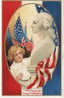 Washington´s Birthday Holiday Signed Clapsaddle Vintage Embossed Postcard, Patriotic - Clapsaddle