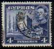 CYPRUS    Scott #  166  F-VF USED - Chypre (...-1960)