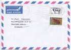 Bulgaria Air Mail Cover Sent To Denmark 1995 - Luftpost