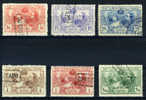 1907 - SPAGNA - ESPAGNE - SPANIEN - SPAIN - ESPAÑA - Scott Nr. 296A/296F Dent. 11 1/2 (C01201...) - Used Stamps